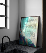 Load image into Gallery viewer, Psalm 23 Art Print – Bible Verse Wall Art, Christian Artwork