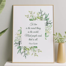 Load image into Gallery viewer, Oscar Wilde Quote: "To live is the rarest thing in the world..."