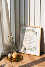 Load image into Gallery viewer, Maya Angelou Quote Do the best you can until you know better - inspirational print Inspirational office wall art Framed & Unframed Options
