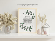 Load image into Gallery viewer, St. Ignatius Prayer Print: Catholic Generosity Prayer, Christian Wall Art