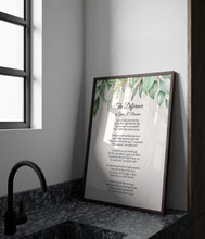 Load image into Gallery viewer, The Difference Poem By Grace L. Naessens Christian Poetry About Prayer - Framed & Unframed Options
