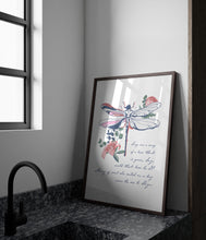 Load image into Gallery viewer, Sing me a song of a lass that is gone Outlander Theme Lyrics Print Skye Boat Song