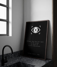 Load image into Gallery viewer, George Orwell 1984 Quote Print: Literary Art, Dystopian Decor