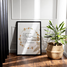 Load image into Gallery viewer, Serene Prayer Print The Serenity Prayer Poster - Sobriety gift Alcoholics Anonymous twelve step recovery Framed & Unframed Options