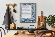 Load image into Gallery viewer, I carry your heart (I carry it in my heart) E.E. Cummings Poem - Anniversary Gift, Poem About Love - Physical Art Print Without Frame