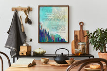 Load image into Gallery viewer, Psalm 23 Art Print – Bible Verse Wall Art, Christian Artwork