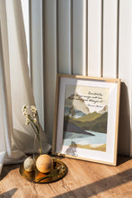 Load image into Gallery viewer, Norman Maclean Quote Print A River Runs Through It "Eventually, all things merge into one"