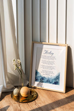 Load image into Gallery viewer, Thinking Poem Print by Walter D. Wintle Inspirational Poetry Poster Print