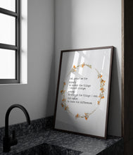 Load image into Gallery viewer, Serenity Prayer Art Print: AA Gifts, Sobriety Gift