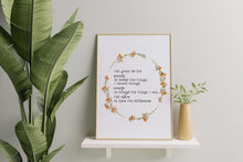 Load image into Gallery viewer, Serenity Prayer Art Print: AA Gifts, Sobriety Gift