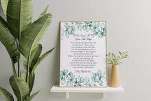 Load image into Gallery viewer, Do Not Stand At My Grave And Weep Poem Print Funeral Favors