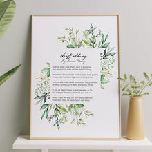 Load image into Gallery viewer, Scaffolding Poem by Seamus Heaney - Irish Poetry Poster Print Framed And Unframed Options