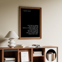 Load image into Gallery viewer, Langston Hughes Poem Print - Dreams Poem - Hold Fast To Dreams UNFRAMED