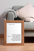 Load image into Gallery viewer, Langston Hughes Poem Print - Dreams Poem - Hold Fast To Dreams UNFRAMED