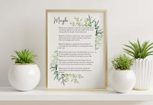 Load image into Gallery viewer, Maybe Love Poem Print Wedding Poem Framed and Unframed Poster Prints