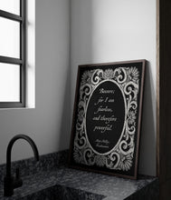 Load image into Gallery viewer, Mary Shelley Frankenstein Poster: “Beware; for I am fearless..." Book Lover Gift