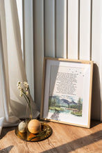 Load image into Gallery viewer, A River Runs Through It Norman Maclean Poster Quote Print Watercolor Mountain River Poster