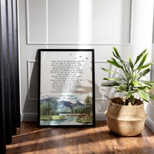 Load image into Gallery viewer, A River Runs Through It Norman Maclean Quote Print
