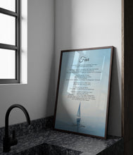 Load image into Gallery viewer, Fear Poem Print by Kahlil Gibran