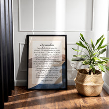 Load image into Gallery viewer, Ozymandias Poem Print by Percy Shelley - King of Kings Poem