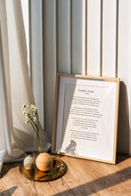 Load image into Gallery viewer, Funeral Blues or Stop all the clocks W. H. Auden, Funeral Sign, Sympathy Gifts, Celebration Of Life, Memorial Poem,