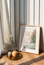 Load image into Gallery viewer, The Peace of Wild Things by Wendell Berry..."When despair for the world grows in me" - illustrated poem