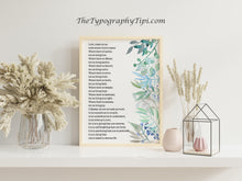 Load image into Gallery viewer, Prayer For Peace Prayer of Saint Francis Lord, make me an instrument of your peace - Prayer print for Home Framed & Unframed Options