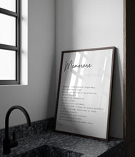 Load image into Gallery viewer, Memorare Prayer Print Remember prayer Framed Prayer Print - Catholic Prayer - Christian wall art - Framed and unframed versions