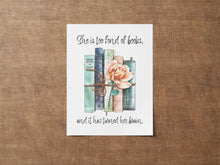 Load image into Gallery viewer, Little Women Poster: Louisa May Alcott Quote Print for Book Nook