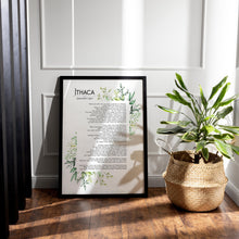 Load image into Gallery viewer, Ithaca Poem Print – C.P. Cavafy Poetry Wall Art, Literary Decor
