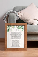 Load image into Gallery viewer, Litany of Humility Print: Catholic Prayer, Elegant Christian Decor