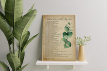 Load image into Gallery viewer, Children Learn What They Live Dorothy Law Nolte Wall Art Poster Print - New Parents Gift - Physical Print Without Frame