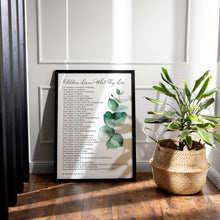 Load image into Gallery viewer, Children Learn What They Live Dorothy Law Nolte Wall Art Poster Print - New Parents Gift - Physical Print Without Frame