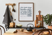 Load image into Gallery viewer, Daphne du Maurier Books Quote Print: Book Lover Gift, Bookshelf Decor