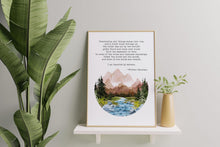 Load image into Gallery viewer, A River Runs Through It, Fly Fishing Quote, "Eventually, all things merge into one..." Norman Maclean Quote - Framed And Unframed Options