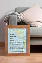 Load image into Gallery viewer, To Travel Is To Live Full Quote Print Hans Christian Andersen Quote - Framed & Unframed Options
