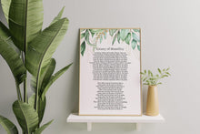 Load image into Gallery viewer, Litany of Humility Print: Catholic Prayer, Elegant Christian Decor