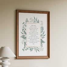 Load image into Gallery viewer, Pater Noster Prayer Print: Our Father Prayer Print, Latin Lord's Prayer