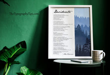 Load image into Gallery viewer, Desiderata Poem Print Max Ehrmann Poetry