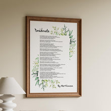 Load image into Gallery viewer, Desiderata Wall Art Print Poem By Max Ehrmann Framed & Unframed Options