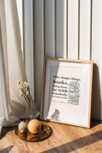 Load image into Gallery viewer, Daphne du Maurier Books Quote Print: Book Lover Gift, Bookshelf Decor