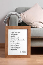 Load image into Gallery viewer, Ray Bradbury Quote Stuff your eyes with wonder, Fahrenheit 451 Book Quote Literary Print, Reading Nook Wall Art - Framed & Unframed Options