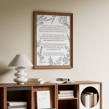 Load image into Gallery viewer, e.e cummings Poem i thank You God for most this amazing UNFRAMED