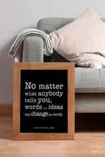 Load image into Gallery viewer, Dead Poets Society Poster Movie Quote Poster - Black and White Prints - Inspirational Wall Art