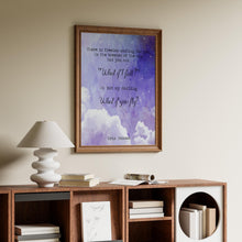 Load image into Gallery viewer, What if I fall? What If You Fly? Erin Hanson Poem Quote