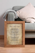 Load image into Gallery viewer, The Oak Tree Poem By Johnny Ray Ryder Jr Poem Poster Print