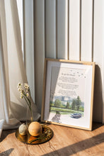 Load image into Gallery viewer, The Lake Isle of Innisfree by William Butler Yeats WB Yeats Poetry, Irish Wall Art Framed & Unframed Options