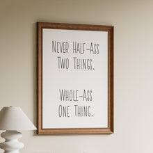 Load image into Gallery viewer, Ron Swanson Quote Print: Parks and Rec Poster