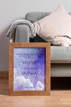 Load image into Gallery viewer, What if I fall? What If You Fly? Erin Hanson Poem Quote
