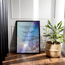 Load image into Gallery viewer, What if I fall? What If You Fly? Erin Hanson Poem Quote